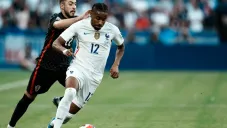 Christopher Nkunku con la Selección de Francia