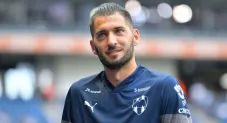 Nicolás Sánchez previo a un partido de Monterrey