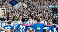 Afición del Hertha de Berlín en un partido