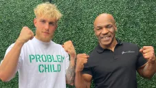 Jake Paul y Mike Tyson en entrenamiento