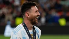 Messi tras ganar la Finalissima
