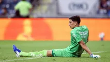 Andrada en un partido de Rayados