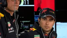 Checo Pérez en el GP de Gran Bretaña