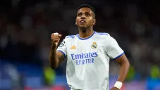 Rodrygo celebrando un gol con el Real Madrid