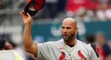 Albert Pujols durante un partido de los Saint Louis Cardinals