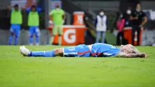 Rodolfo Rotondi en acción con Cruz Azul