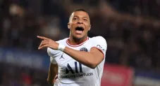 Kylian Mbappé festejando un gol