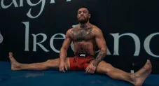 Conor McGregor tras un entrenamiento