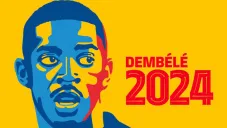 Anuncio de extensión de contrato de Dembélé