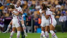 Estados Unidos en festejo de gol