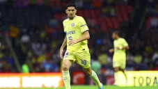 Diego Valdés durante un partido con América