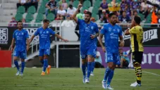 Gignac celebrando su gol ante Mazatlán