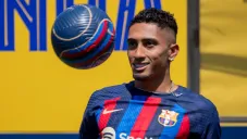 Raphinha con el Barcelona