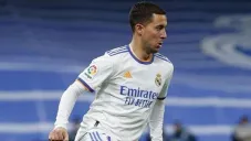 Eden Hazard jugando con el Real Madrid