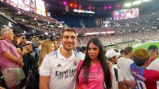 Javier y Fabiola disfrutan del Clásico Español