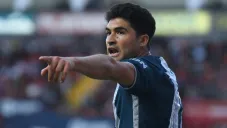 Nico Ibáñez en un partido de Pachuca