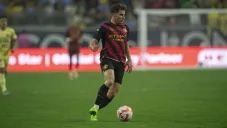 Julián Álvarez en el partido vs América