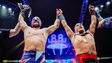 Último Dragoncito sin su máscara y Pequeño Olímpico