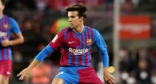 Riqui Puig durante un partido del Barcelona