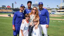 Shakira con los Dodgers