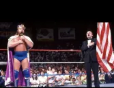 Hacksaw al término de una pelea