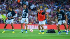 Pumas previo al partido vs Barcelona