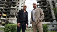 Andriy Shevchenko y Liev Schreiber pidieron apoyo para Ucrania