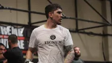 Iván Valenzuela durante un entrenamiento