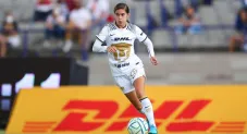 Lucía Rodríguez durante un partido de Pumas Femenil