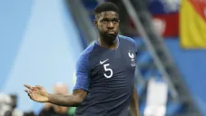 Samuel Umtiti con Francia