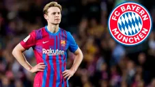Frenkie de Jong, en un juego contra el Barça