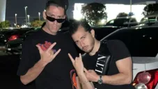 Ormeño y Alan Mozo en su día libre