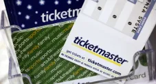 Logotipo de Ticketmaster en un boleto
