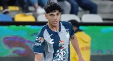 Kevin Álvarez durante un partido de Pachuca