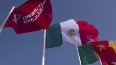 Bandera de México izada en Qatar, sede del Mundial