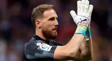 Jan Oblak tras un partido del Atlético de Madrid