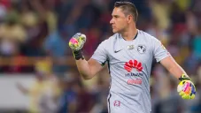 Moisés Muñoz en un partido de América