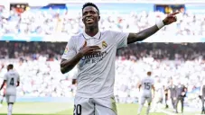 Vinicius con el Real Madrid