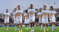 Jugadores de Pumas tras un partido