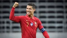 Cristiano Ronaldo en acción con Portugal