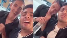 Uriel Antuna y Alexis Vega enfiestados