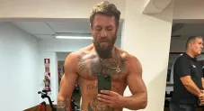 Conor McGregor tras un entrenamiento