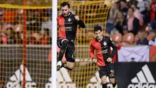 Atlas en festejo de gol