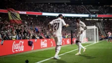 Vini y Rodrygo en el Civitas Metropolitano