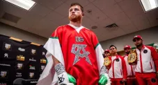 Canelo Álvarez previo a una pelea