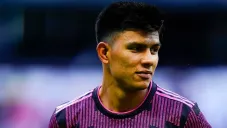 Jesús Gallardo previo a un partido de México