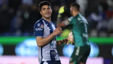 Nico Ibáñez en celebración de gol