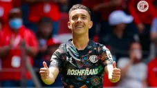 Leo Fernández con Toluca