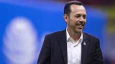 Lalo Fentanes en un partido de Santos