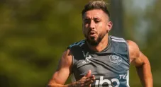 Héctor Herrera entrenando con el Houston Dynamo